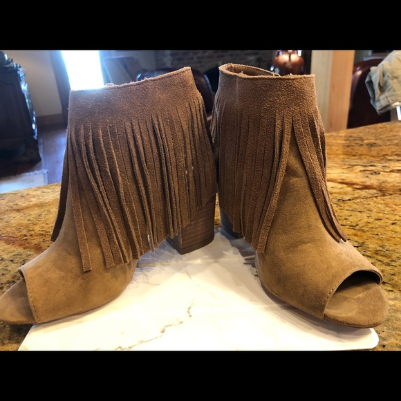 Carlos by Carlos Santana Suede Fringe Bootie - Picture 6 of 8